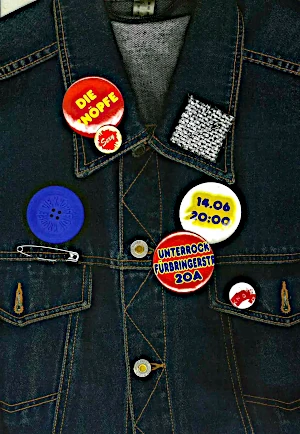 Veranstaltungsplakat für Die Knöpfe